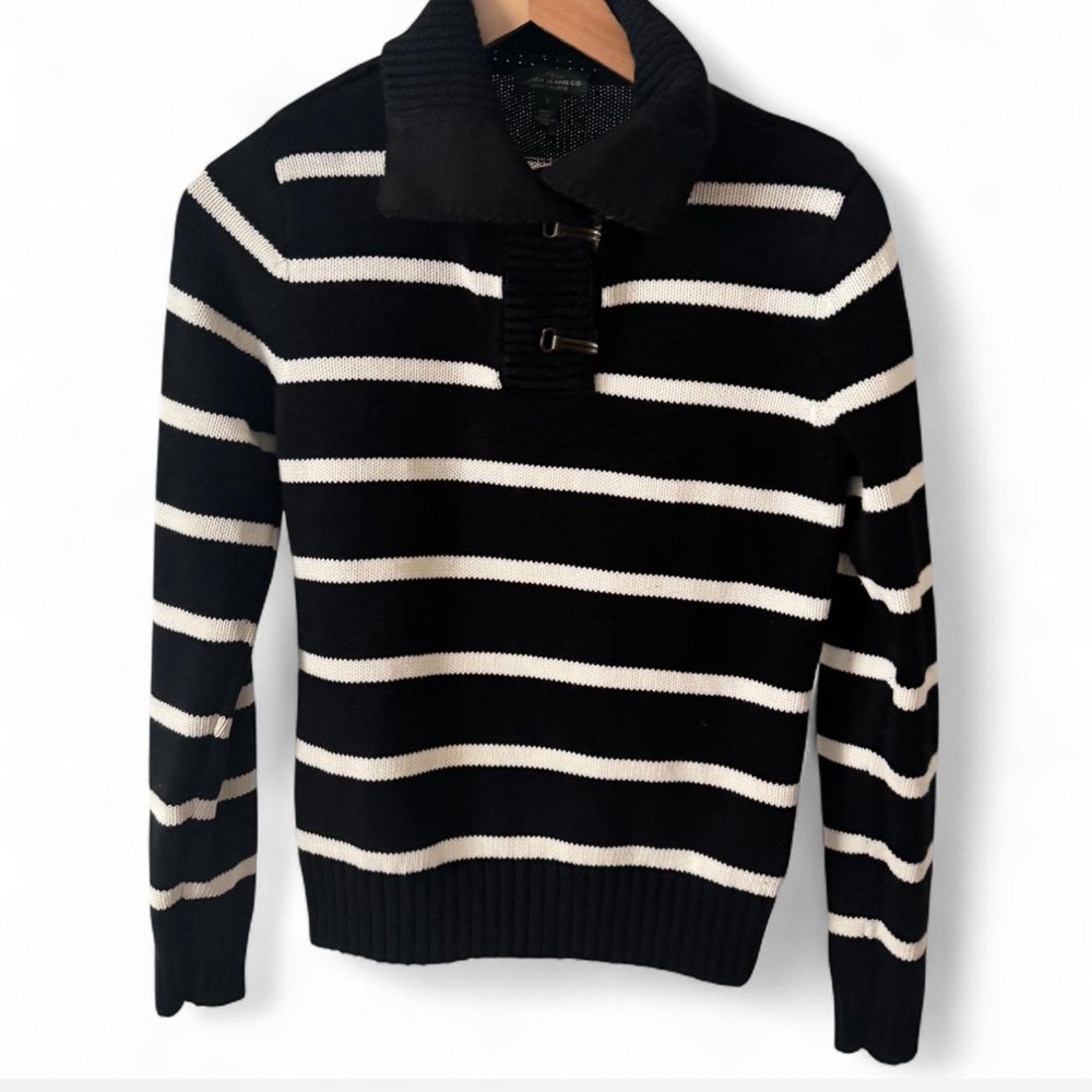 Polo by Ralph Lauren Navy blue and White Striped Sweater
